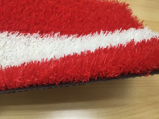 Coloured 11000d 35mm Fake Grass Football Field For Gym No filled