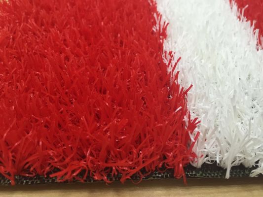 Coloured 11000d 35mm Fake Grass Football Field For Gym No filled