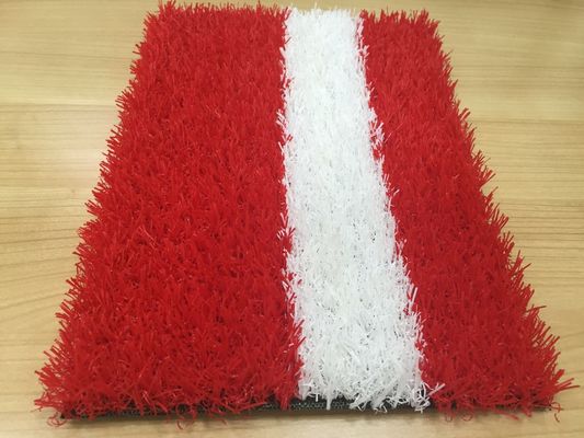 Coloured 11000d 35mm Fake Grass Football Field For Gym No filled